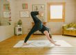 The Meraki Cabin - Maria self portrait - yoga pose - retreats - Iggy & Lime